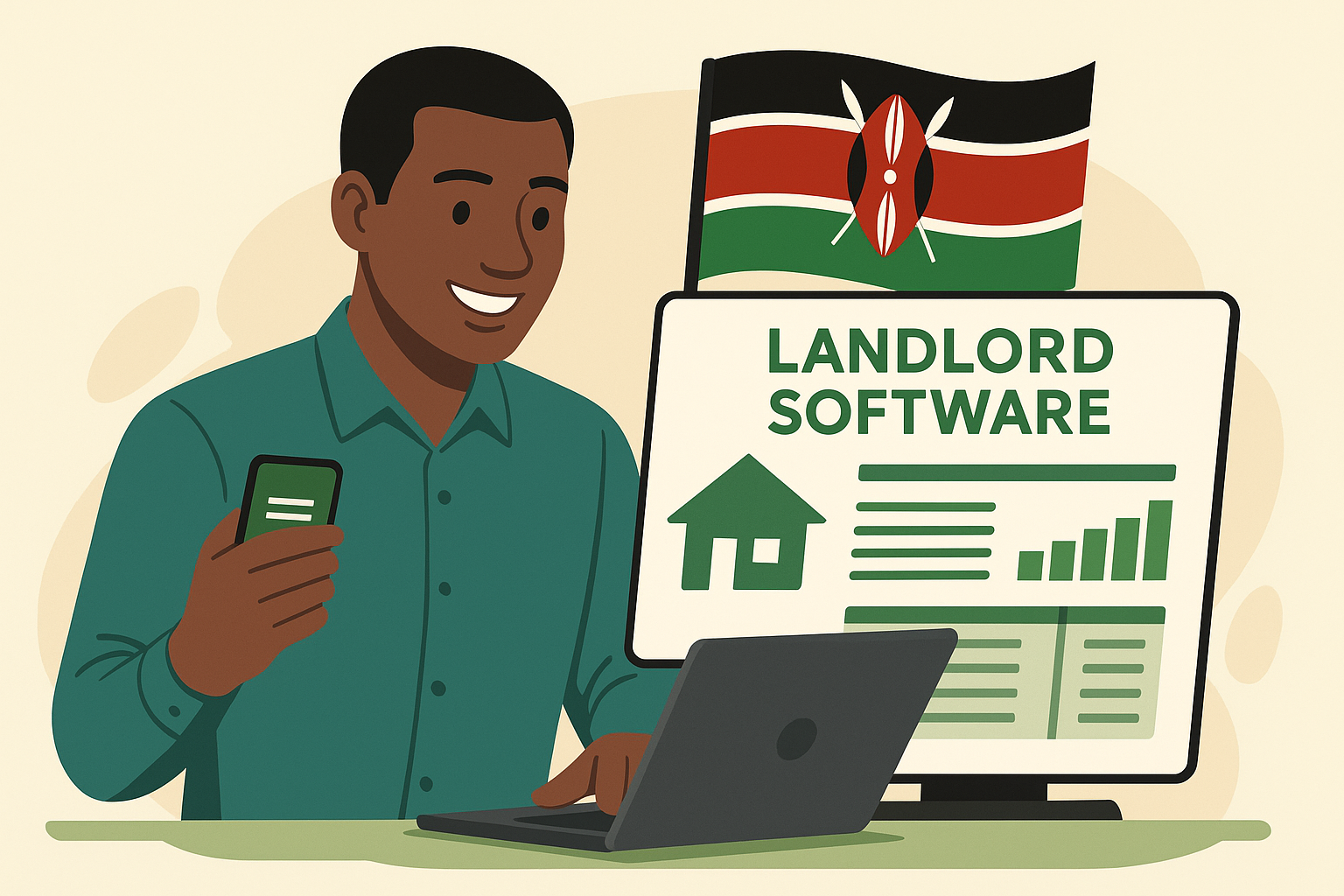 Kenyan landlord dashboard