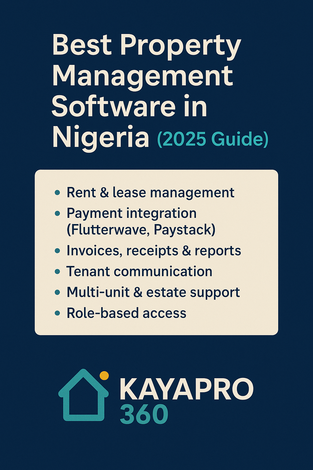 Property Management Software Nigeria